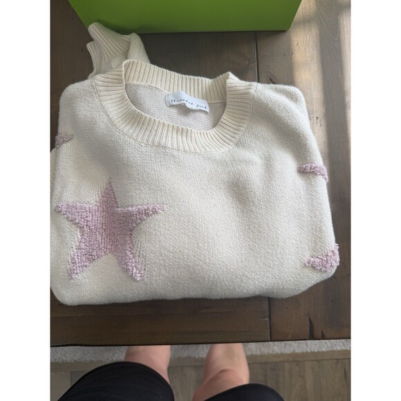 Threaded Leaf Women's To The Moon & Back Crewneck Pullover Sweater Size Small - Picture 8 of 8